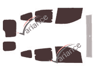 Kit getönte Folie Citroën Nemo (1) 6-Türer (seit 2008) Kit getönte Folie Citroën Nemo (1) 6-Türer (seit 2008)