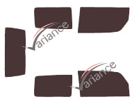 Tinted film kit Ssangyong Korando (2) 3-door (1997 - 2006) Tinted film kit Ssangyong Korando (2) 3-door (1997 - 2006)