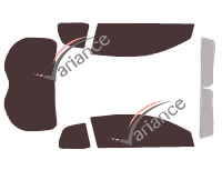 Kit de láminas tintadas Alfa Romeo Brera Coupe 3 puertas (2006 - 2011) Kit de láminas tintadas Alfa Romeo Brera Coupe 3 puertas (2006 - 2011)