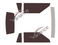 Chrysler LeBaron Cabriolet 2-door tinted film kit (1989 - 1995) Chrysler LeBaron Cabriolet 2-door tinted film kit (1989 - 1995)