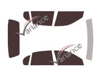 Chrysler LHS Sedan 4-door tinted film kit (1994 - 1997) Chrysler LHS Sedan 4-door tinted film kit (1994 - 1997)