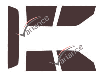 Chrysler New Yorker 4-door Sedan tinted film kit (1988 - 1993) Chrysler New Yorker 4-door Sedan tinted film kit (1988 - 1993)