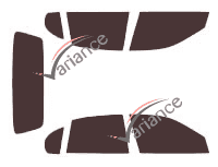 Chrysler New Yorker 4-door Sedan Tinted Film Kit (1994 - 1997) Chrysler New Yorker 4-door Sedan Tinted Film Kit (1994 - 1997)