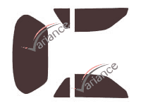 Chrysler LeBaron 2-door Coupe (1987 - 1995) tinted film kit Chrysler LeBaron 2-door Coupe (1987 - 1995) tinted film kit