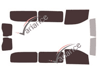 Tinted film kit Fiat Talento (3) Long 5-6 doors (since 2020) Tinted film kit Fiat Talento (3) Long 5-6 doors (since 2020)