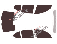 Skoda Octavia (2) 5-door (2008 - 2013) tinted film kit Skoda Octavia (2) 5-door (2008 - 2013) tinted film kit