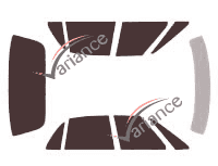 Kit de lámina tintada para Buick LeSabre (7) 4 puertas (1992 - 2000) Kit de lámina tintada para Buick LeSabre (7) 4 puertas (1992 - 2000)