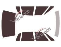 Buick Park Avenue Sedan 4 door tinted film kit (1990 - 1996) Buick Park Avenue Sedan 4 door tinted film kit (1990 - 1996)