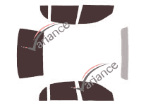 Kit de lámina tintada Buick Park Avenue Sedan 4 puertas (1997 - 2006)