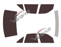 Buick Regal tinted film kit (3) 4-door sedan (1988 - 1996) Buick Regal tinted film kit (3) 4-door sedan (1988 - 1996)