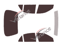 Buick Regal tinted film kit (4) 4-door sedan (1997 - 2005) Buick Regal tinted film kit (4) 4-door sedan (1997 - 2005)