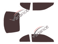 Buick Riviera Coupe 2 door tinted film kit (1994 - 1999) Buick Riviera Coupe 2 door tinted film kit (1994 - 1999)