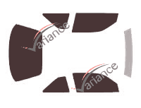 Buick Skylack Coupe 2 door tinted film kit (1991 - 1997) Buick Skylack Coupe 2 door tinted film kit (1991 - 1997)