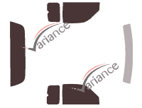 Dodge Ram Tinted Film Kit (2) Ext - Quad Cab Pick-up 2 doors (1994 - 2001) Dodge Ram Tinted Film Kit (2) Ext - Quad Cab Pick-up 2 doors (1994 - 2001)