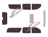 Cadillac Escalade (3) ESV 5-door (2006 - 2014) tinted film kit Cadillac Escalade (3) ESV 5-door (2006 - 2014) tinted film kit