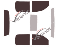 Cadillac Escalade (3) EXT 4-door pick-up tinted film kit (2006 - 2014) Cadillac Escalade (3) EXT 4-door pick-up tinted film kit (2006 - 2014)