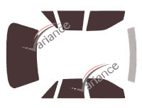 Tinted film kit Cadillac Seville (4) 4-door sedan (1992 - 1997) Tinted film kit Cadillac Seville (4) 4-door sedan (1992 - 1997)