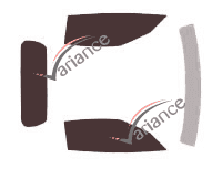 Chevrolet Corvette (6) C6 Cabriolet 2 door (2005 - 2014) tinted film kit Chevrolet Corvette (6) C6 Cabriolet 2 door (2005 - 2014) tinted film kit