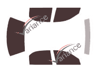 Geo Metro tinted film kit (1) 4-door sedan (1995 - 1998) Geo Metro tinted film kit (1) 4-door sedan (1995 - 1998)