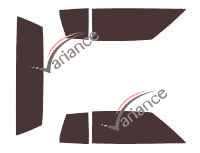 Tinted film kit Chevrolet Monte-Carlo (3) 2-door coupe (1978 - 1981) Tinted film kit Chevrolet Monte-Carlo (3) 2-door coupe (1978 - 1981)