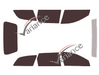 Chevrolet Optra (1) 5-door Estate (2002 - 2010) tinted film kit Chevrolet Optra (1) 5-door Estate (2002 - 2010) tinted film kit