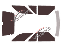 Chevrolet S-10 Blazer (2) 3 porte (1995 - 2005) kit pellicola colorata