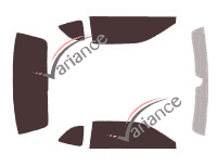 Dodge Challenger Coupe 2 door tinted film kit (2008 - 2023) Dodge Challenger Coupe 2 door tinted film kit (2008 - 2023)