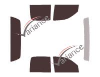 Dodge Dakota (3) Quad Cab Pick-up 4 door tinted film kit (2005 - 2013) Dodge Dakota (3) Quad Cab Pick-up 4 door tinted film kit (2005 - 2013)