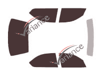 Tinted film kit Plymouth Neon Sedan 4-door (1995 - 1999) Tinted film kit Plymouth Neon Sedan 4-door (1995 - 1999)