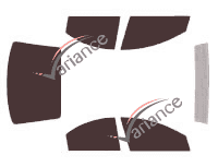 Dodge Neon tinted film kit (2) 4-door sedan (2000 - 2005) Dodge Neon tinted film kit (2) 4-door sedan (2000 - 2005)