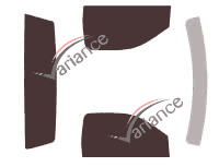 Dodge Ram (4) Single Cab Pick-up 2 door (2009 - 2018) tinted film kit Dodge Ram (4) Single Cab Pick-up 2 door (2009 - 2018) tinted film kit