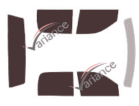 Dodge Ram (4) Crew Cab Pick-up 4 door tinted film kit (2009 - 2018) Dodge Ram (4) Crew Cab Pick-up 4 door tinted film kit (2009 - 2018)