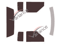 Gmc Sonoma (2) Extended Cab Pick-up 2-door tinted film kit (1994 - 2004) Gmc Sonoma (2) Extended Cab Pick-up 2-door tinted film kit (1994 - 2004)