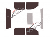 Gmc Sierra (3) Crew Cab Pick-up 4 door tinted film kit (2007 - 2013) Gmc Sierra (3) Crew Cab Pick-up 4 door tinted film kit (2007 - 2013)
