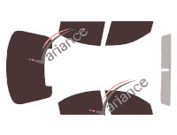 Oldsmobile Aurora 4-door Sedan tinted film kit (2000 - 2003) Oldsmobile Aurora 4-door Sedan tinted film kit (2000 - 2003)