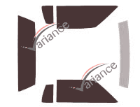 Oldsmobile Cutlass (5) Supreme Coupe 2 door tinted film kit (1980 - 1988) Oldsmobile Cutlass (5) Supreme Coupe 2 door tinted film kit (1980 - 1988)