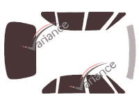 Tinted film kit Oldsmobile Eighty-Eight 4-door sedan (1992 - 1999) Tinted film kit Oldsmobile Eighty-Eight 4-door sedan (1992 - 1999)