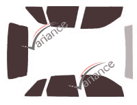 Seat Ibiza tinted film kit (2) 5 doors (1993 - 1999) Seat Ibiza tinted film kit (2) 5 doors (1993 - 1999)