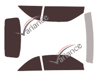 Audi A4 (2) Cabriolet 2 door (2000 - 2006) tinted film kit Audi A4 (2) Cabriolet 2 door (2000 - 2006) tinted film kit