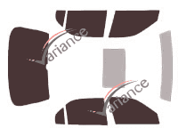 Kit film teinté Acura EL Berline 4 portes (1997 - 2000) Kit film teinté Acura EL Berline 4 portes (1997 - 2000)