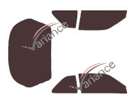 Kit film teinté Acura Integra (2) Coupé 2 portes (1989 - 1993) Kit film teinté Acura Integra (2) Coupé 2 portes (1989 - 1993)