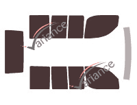 Kit de lámina tintada Fiat Doblo (1) 4 puertas (2001 - 2009) Kit de lámina tintada Fiat Doblo (1) 4 puertas (2001 - 2009)