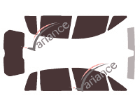 Tinted film kit Fiat Idea 5 doors (2004 - 2012) Tinted film kit Fiat Idea 5 doors (2004 - 2012)