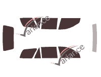 Tinted film kit Fiat Marea Wagon 5 doors (1996 - 2002) Tinted film kit Fiat Marea Wagon 5 doors (1996 - 2002)