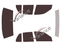 Mercury Marauder 4-door Sedan tinted film kit (2003 - 2004) Mercury Marauder 4-door Sedan tinted film kit (2003 - 2004)