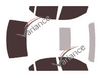 Mercury Milan 4-door Sedan tinted film kit (2006 - 2012) Mercury Milan 4-door Sedan tinted film kit (2006 - 2012)