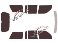 Mercury Mountaineer (1) 5-door (1997 - 2001) tinted film kit Mercury Mountaineer (1) 5-door (1997 - 2001) tinted film kit