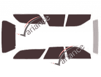 Mercury Sable tinted film kit (1) 5-door wagon (1991 - 1995) Mercury Sable tinted film kit (1) 5-door wagon (1991 - 1995)