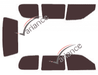 Mercury Villager (1) 4-door tinted film kit (1992 - 1998) Mercury Villager (1) 4-door tinted film kit (1992 - 1998)