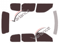 Mercury Villager (2) 5-door short (1998 - 2002) tinted film kit Mercury Villager (2) 5-door short (1998 - 2002) tinted film kit